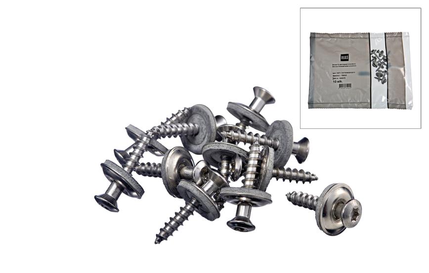 Skruvar till vindskivelist